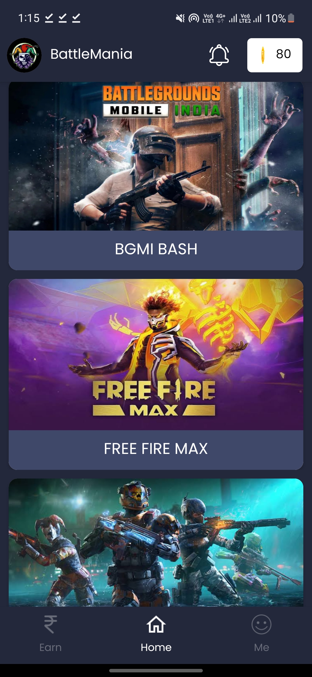bgmi tournament app