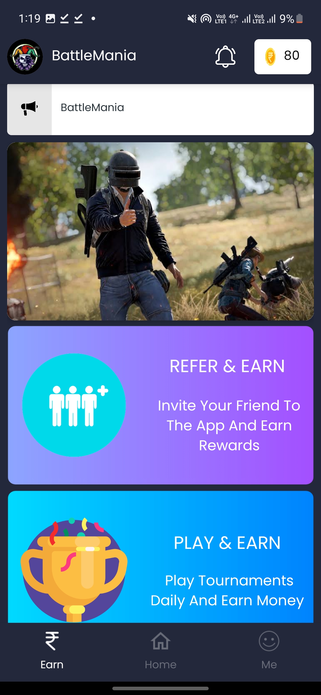 bgmi tournament app